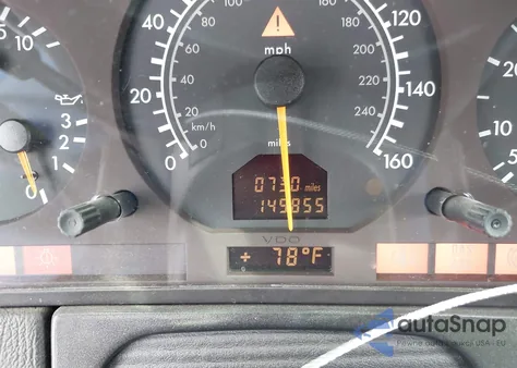 1999 Mercedes-Benz Cl 600 из США, поврежденный, VIN WDBGA76G6XA414959